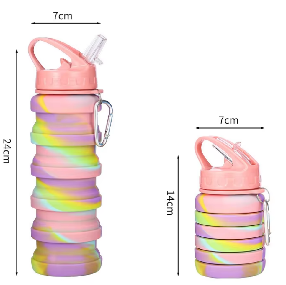 Silicone Foldable Water Bottle