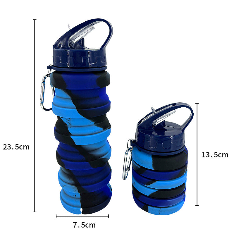 Silicone Foldable Water Bottle