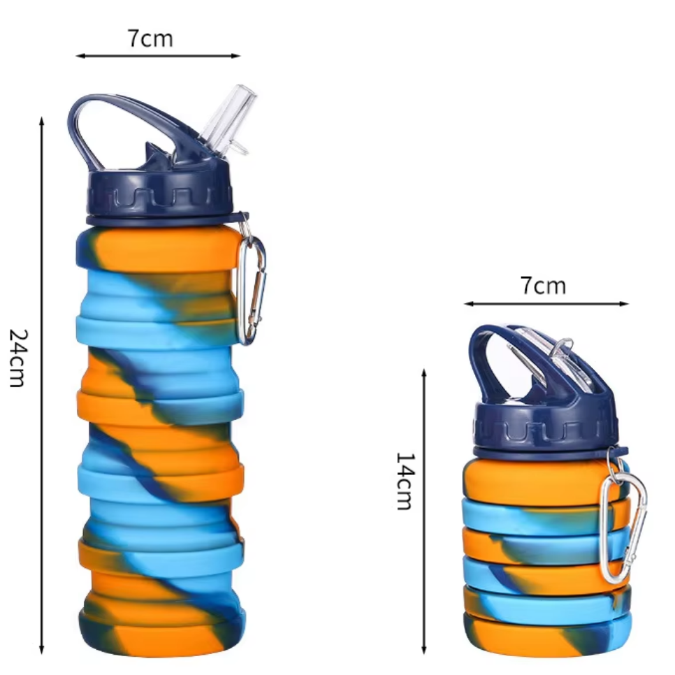Silicone Foldable Water Bottle
