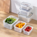 3 in 1 Drain Basket Food Containers